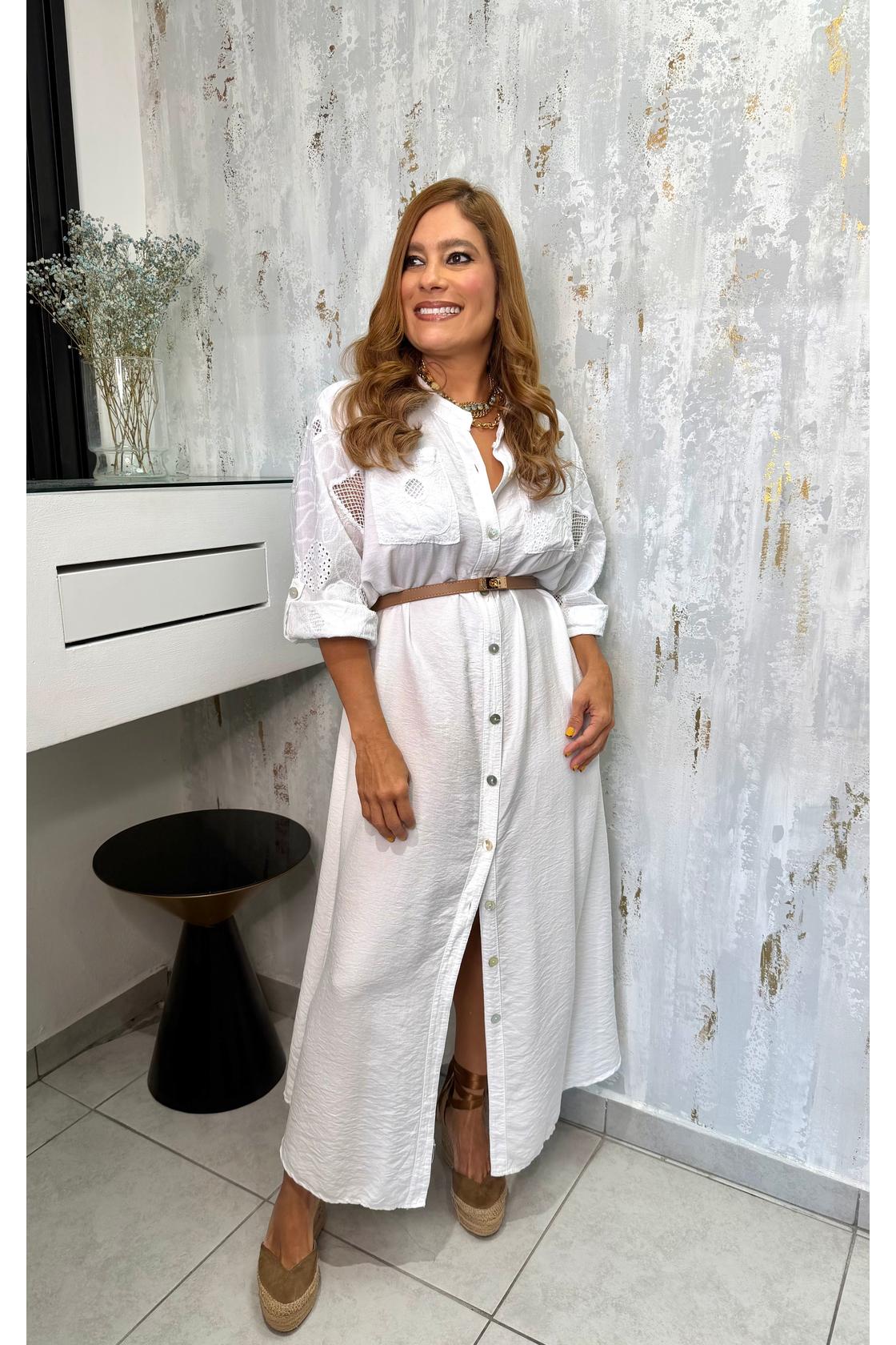 Button Maxi Dress